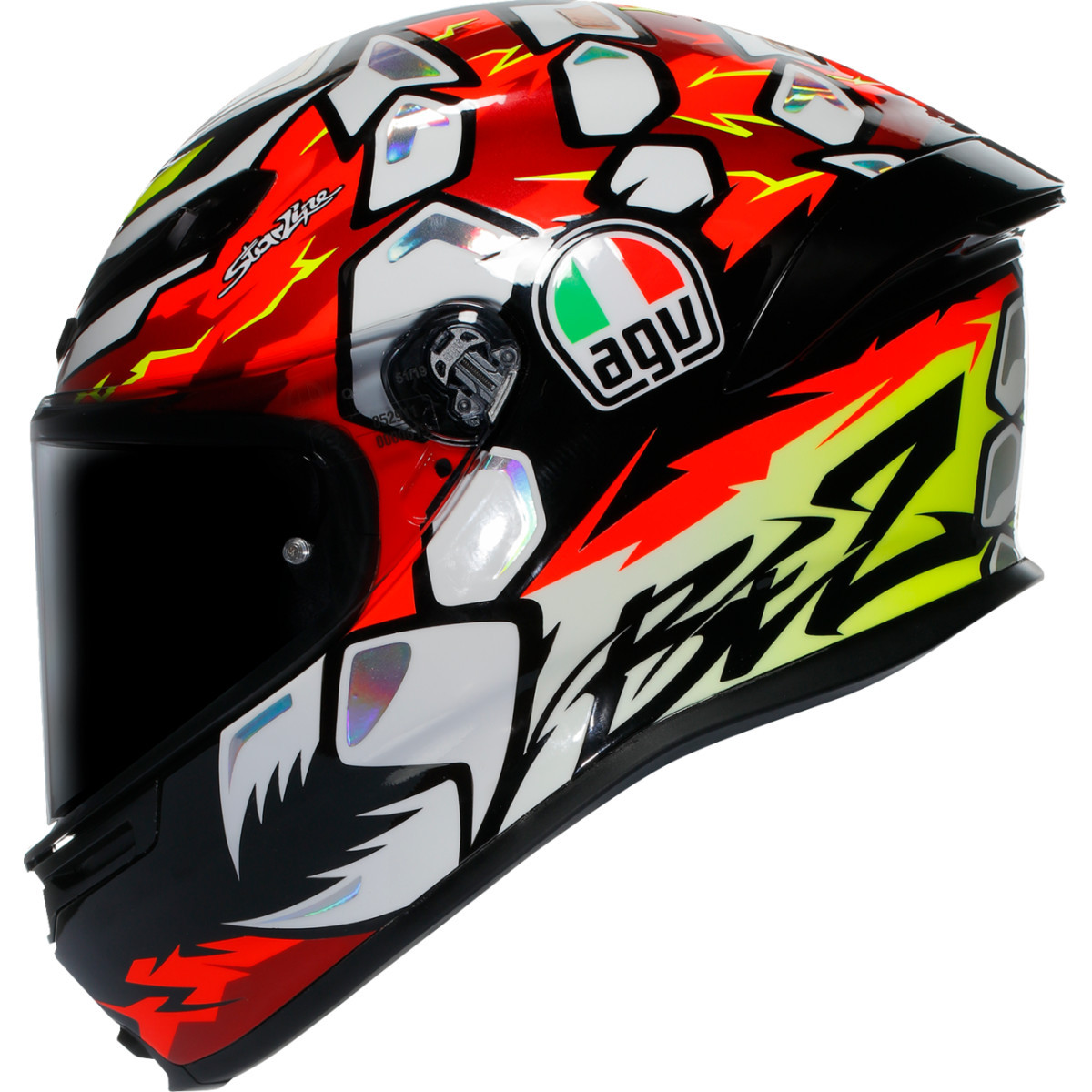 AGV #2118395016-027-M - K6 S Helmet - Bezzecchi 2024 - Medium
