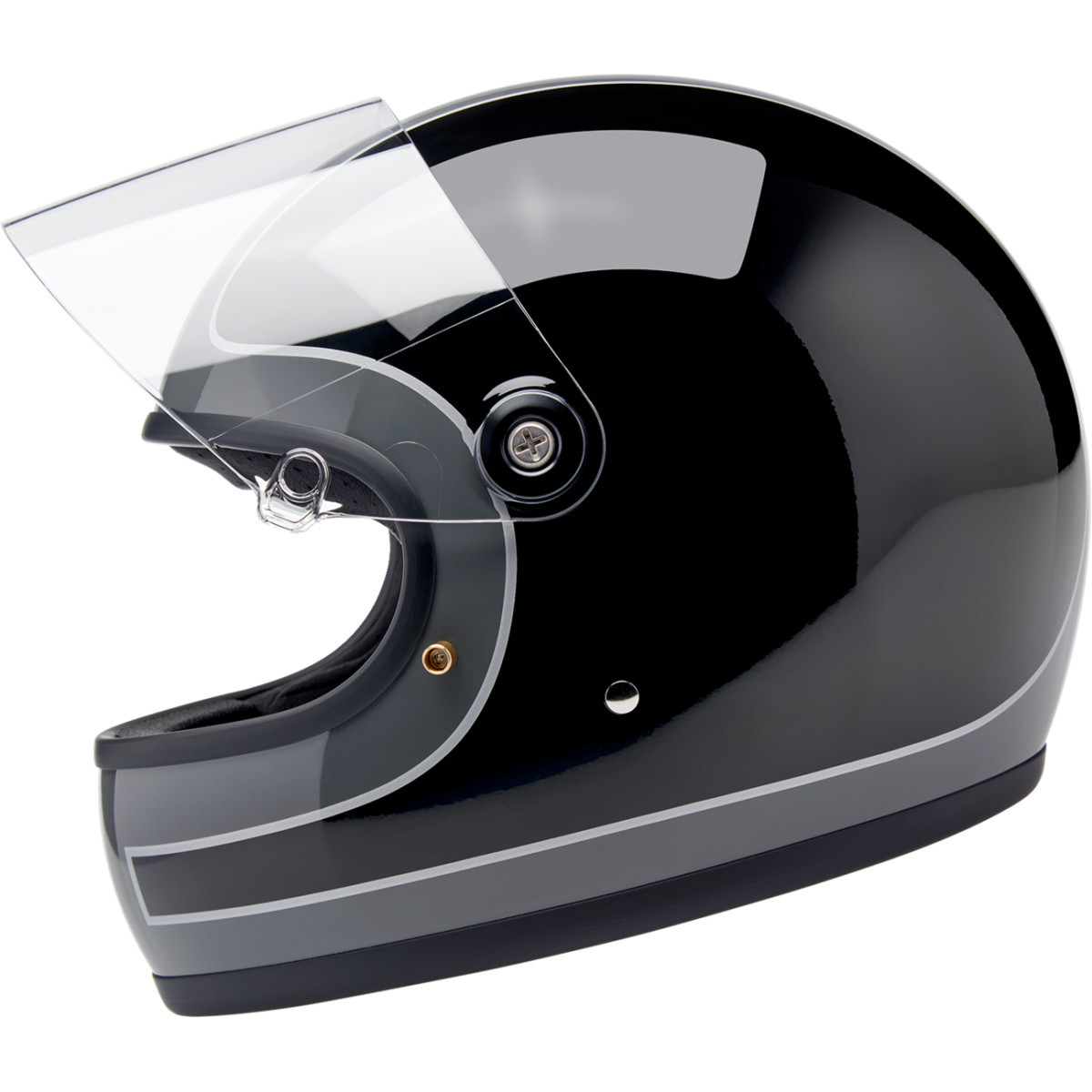Biltwell #1003-562-506 - Gringo S Helmet - Tracker - Gloss Storm Gray/Black - 2XL