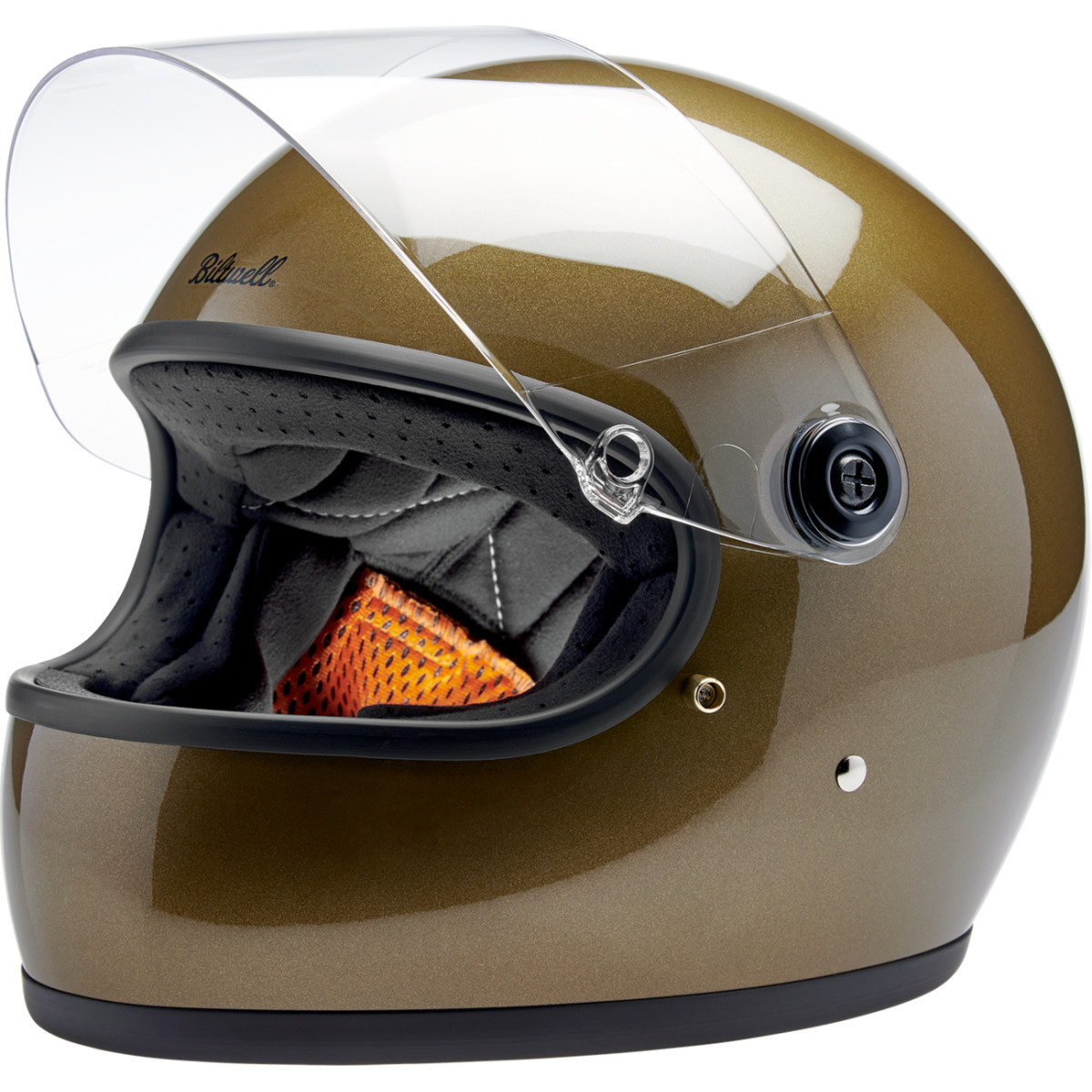 Biltwell #1003-363-504 - Gringo S Helmet - Metallic Ugly Gold - Large