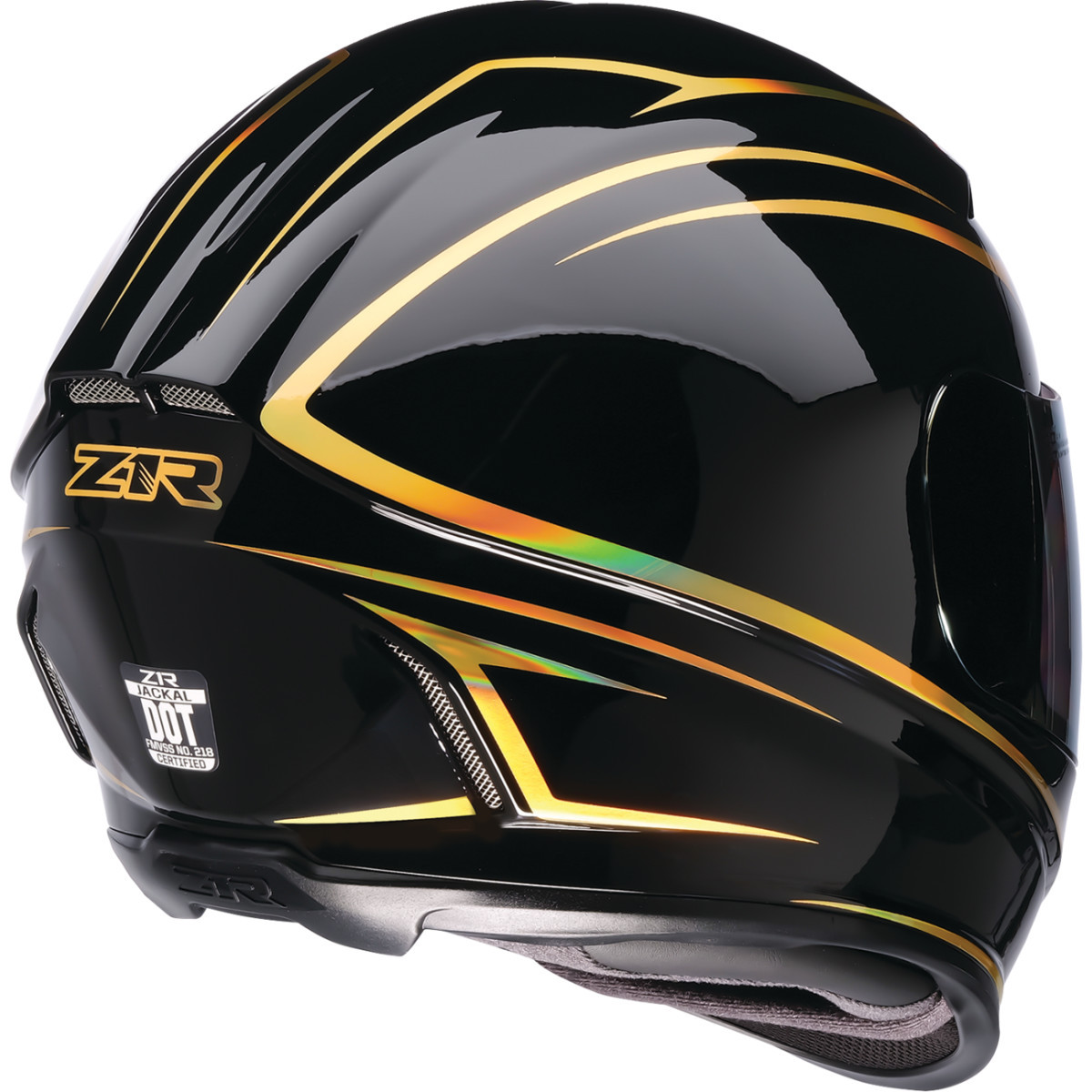 Z1R - Jackal Helmet - Foil - Black/Gold - Medium