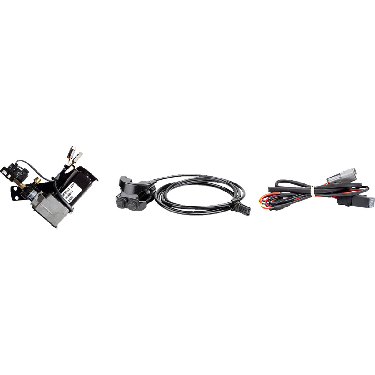 Legend Suspension #1311-0106 - AIR-A Dyna Adjustable AIR Suspension - Black - FXD