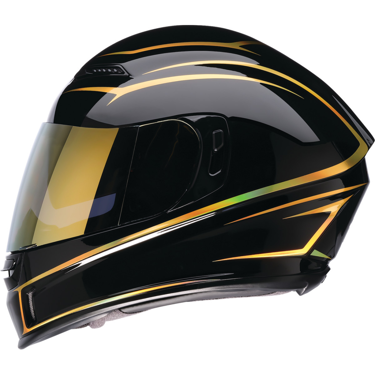 Z1R - Jackal Helmet - Foil - Black/Gold - XL