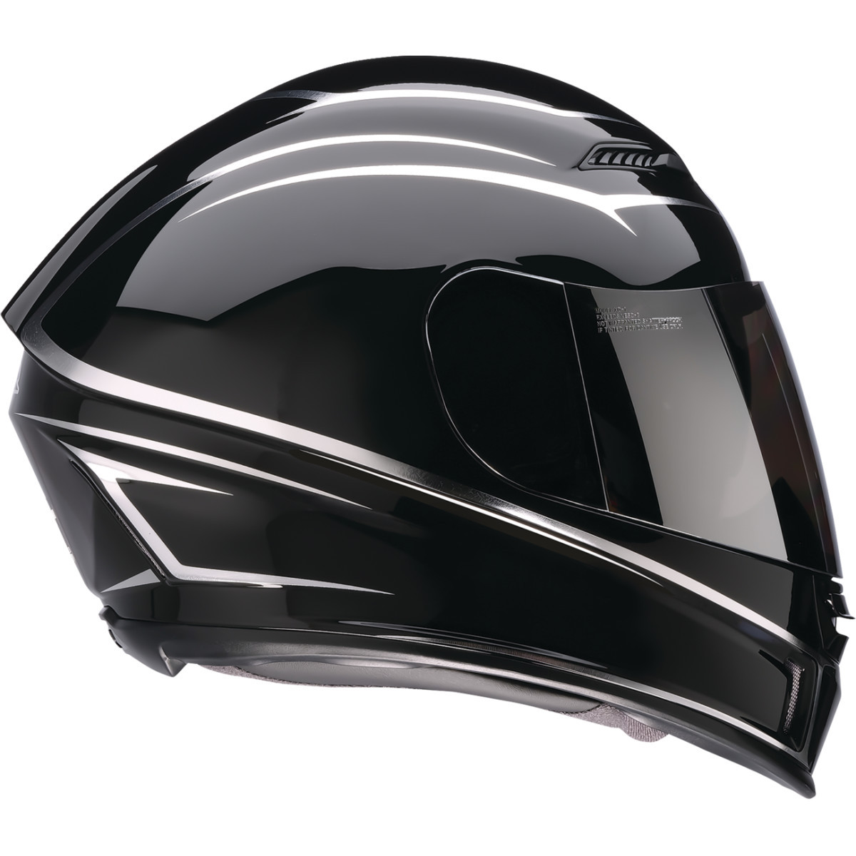 Z1R - Jackal Helmet - Foil - Black/Silver - Large
