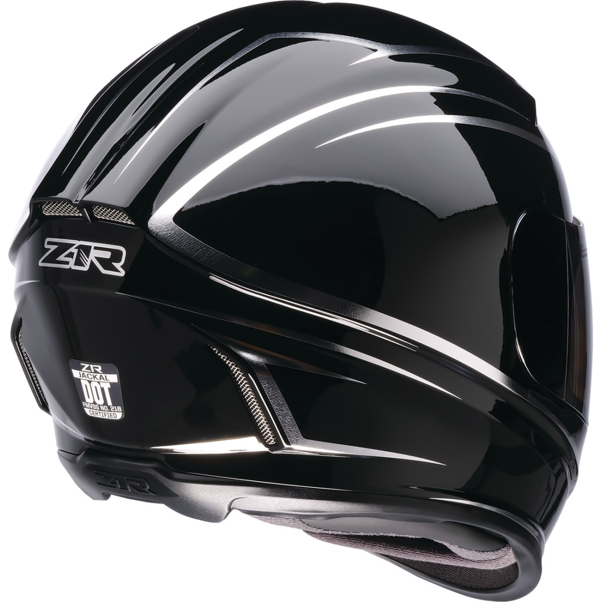 Z1R - Jackal Helmet - Foil - Black/Silver - 2XL