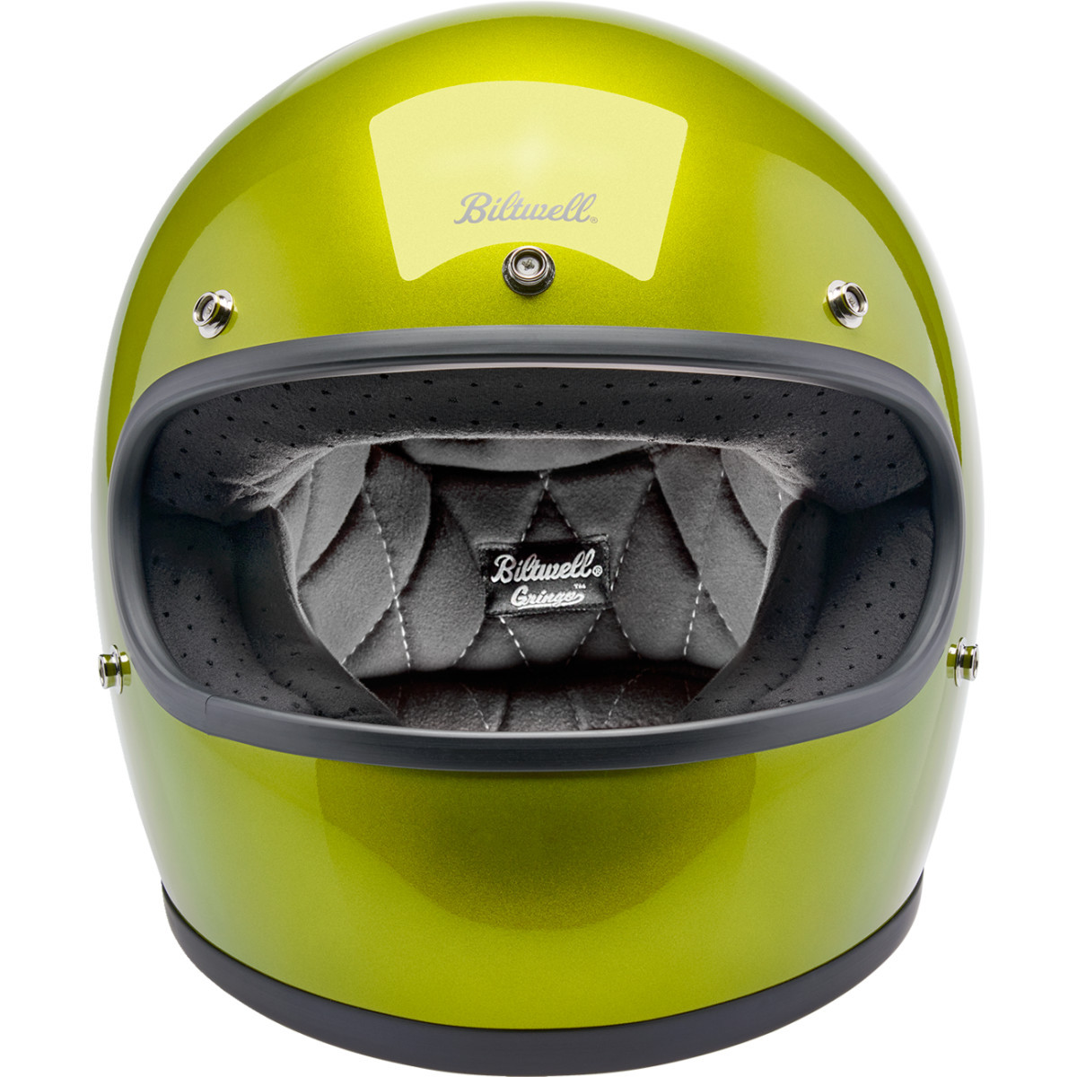 Biltwell #1002-392-503 - Gringo Helmet - Metallic Lime - Medium