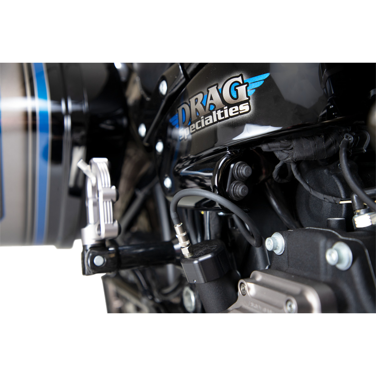 Legend Suspension #1311-0156 - AIR-A M-Eight Softail AIR Suspension - Black - M8