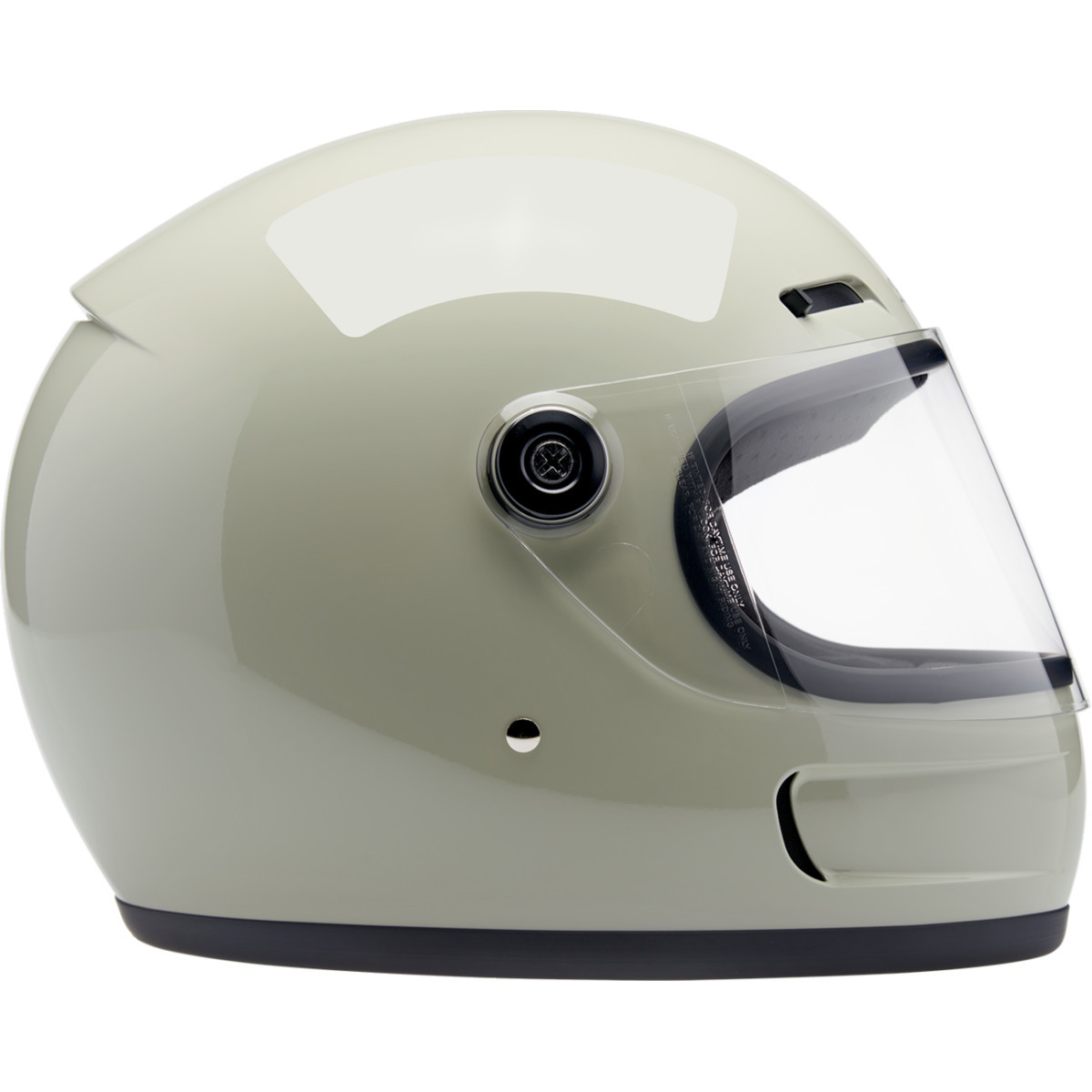 Biltwell #1006-196-501 - Gringo SV Helmet - Gloss Chalk Gray - XS