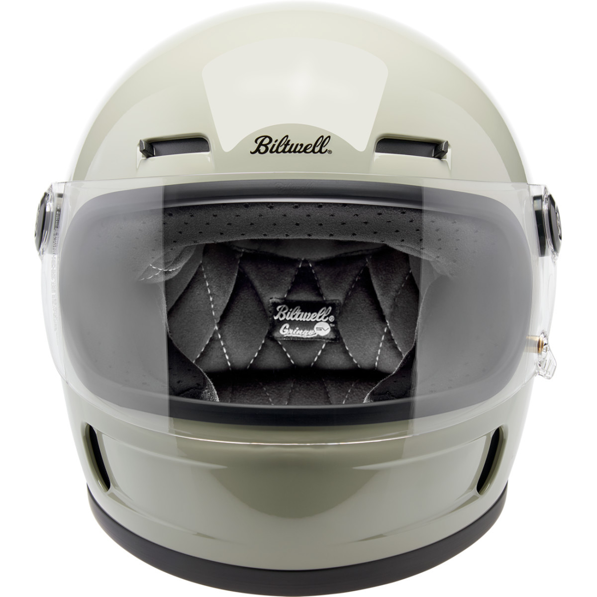 Biltwell #1006-196-505 - Gringo SV Helmet - Gloss Chalk Gray - XL