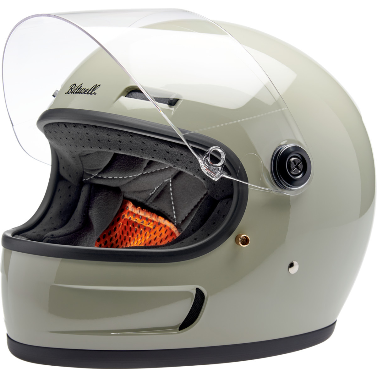 Biltwell #1006-196-506 - Gringo SV Helmet - Gloss Chalk Gray - 2XL
