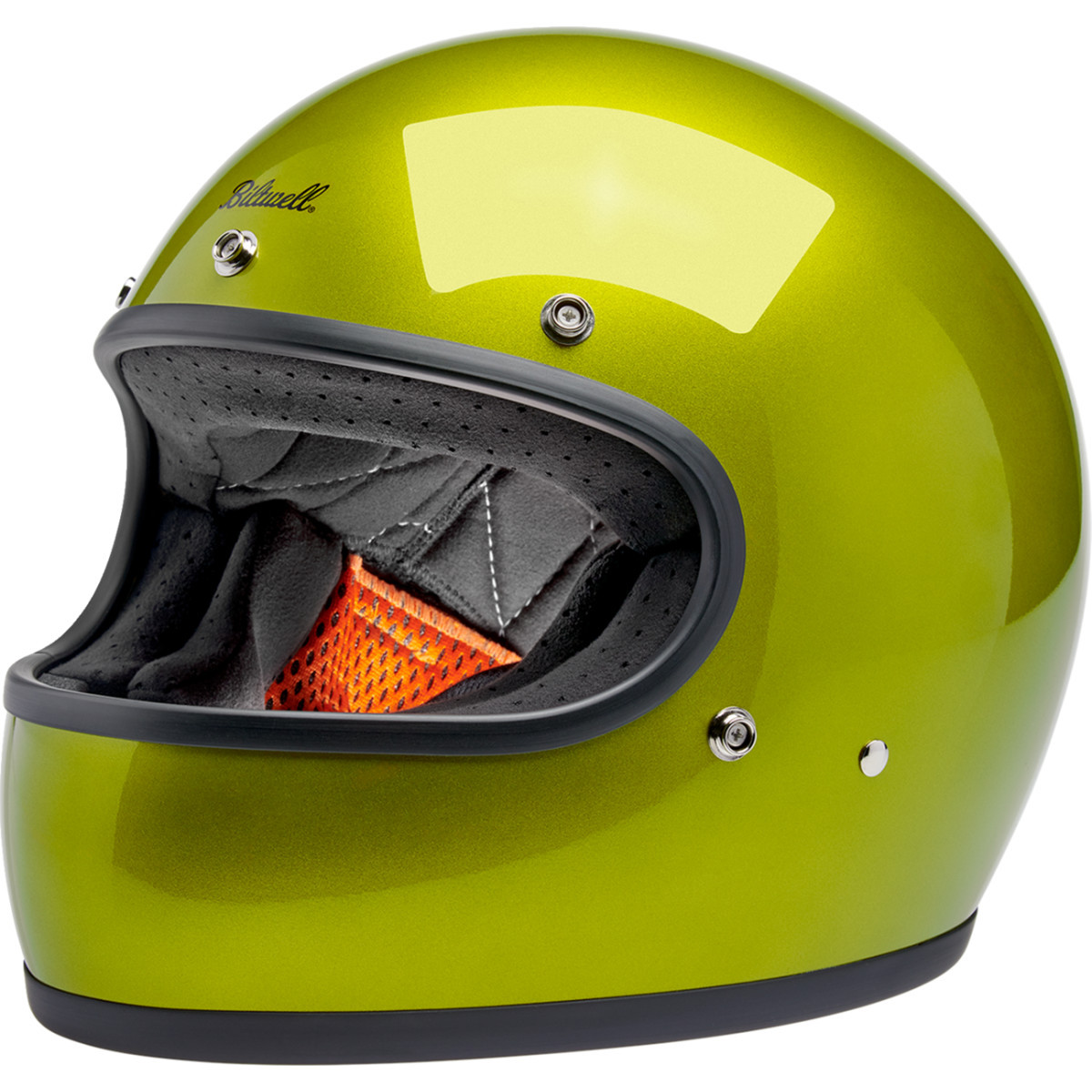 Biltwell #1002-392-506 - Gringo Helmet - Metallic Lime - 2XL