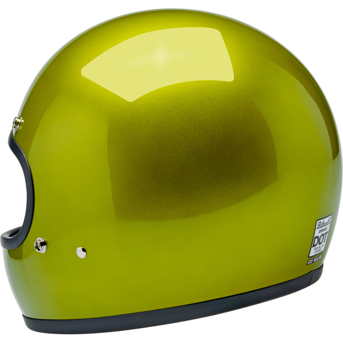 Biltwell #1002-392-506 - Gringo Helmet - Metallic Lime - 2XL