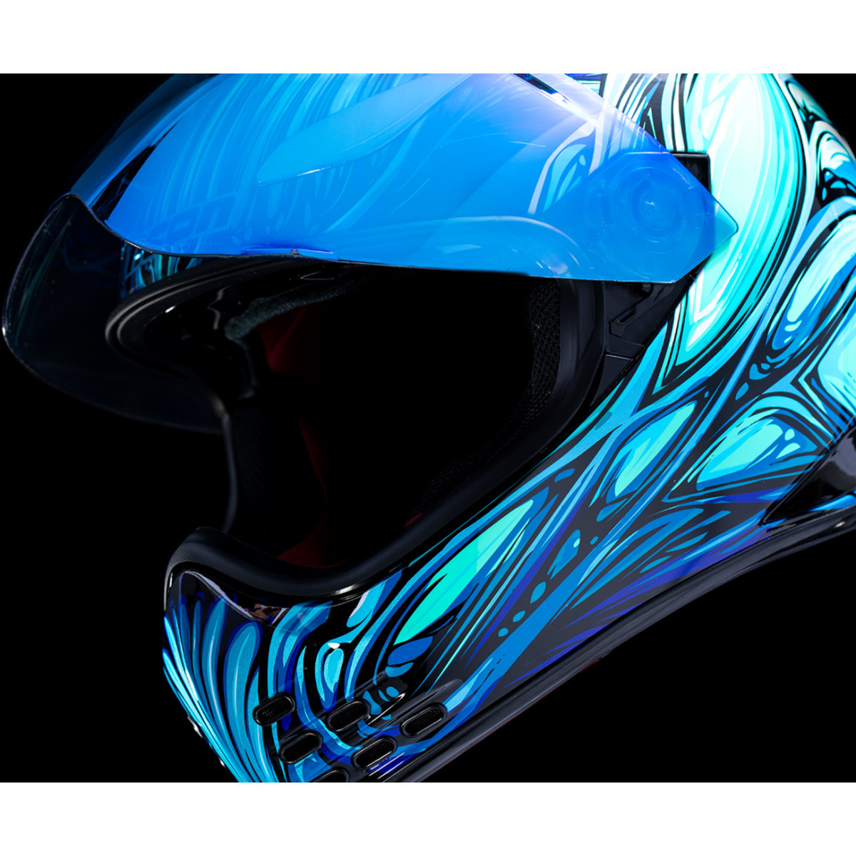 Icon - Domain™ Helmet - Nouveau - Blue - XL