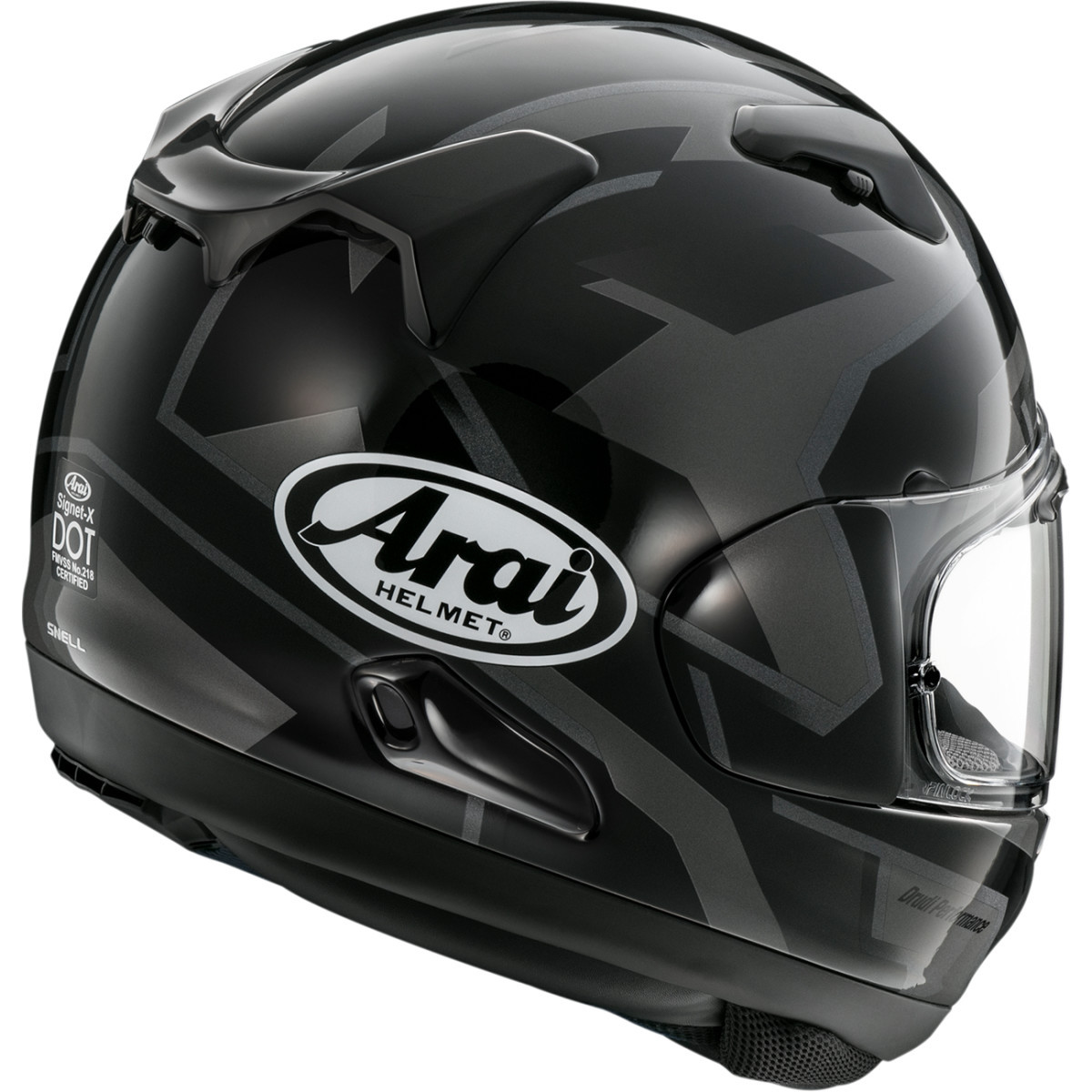 Arai Helmets #0101-18555 - Signet-X Helmet - Robotik - Black - Small