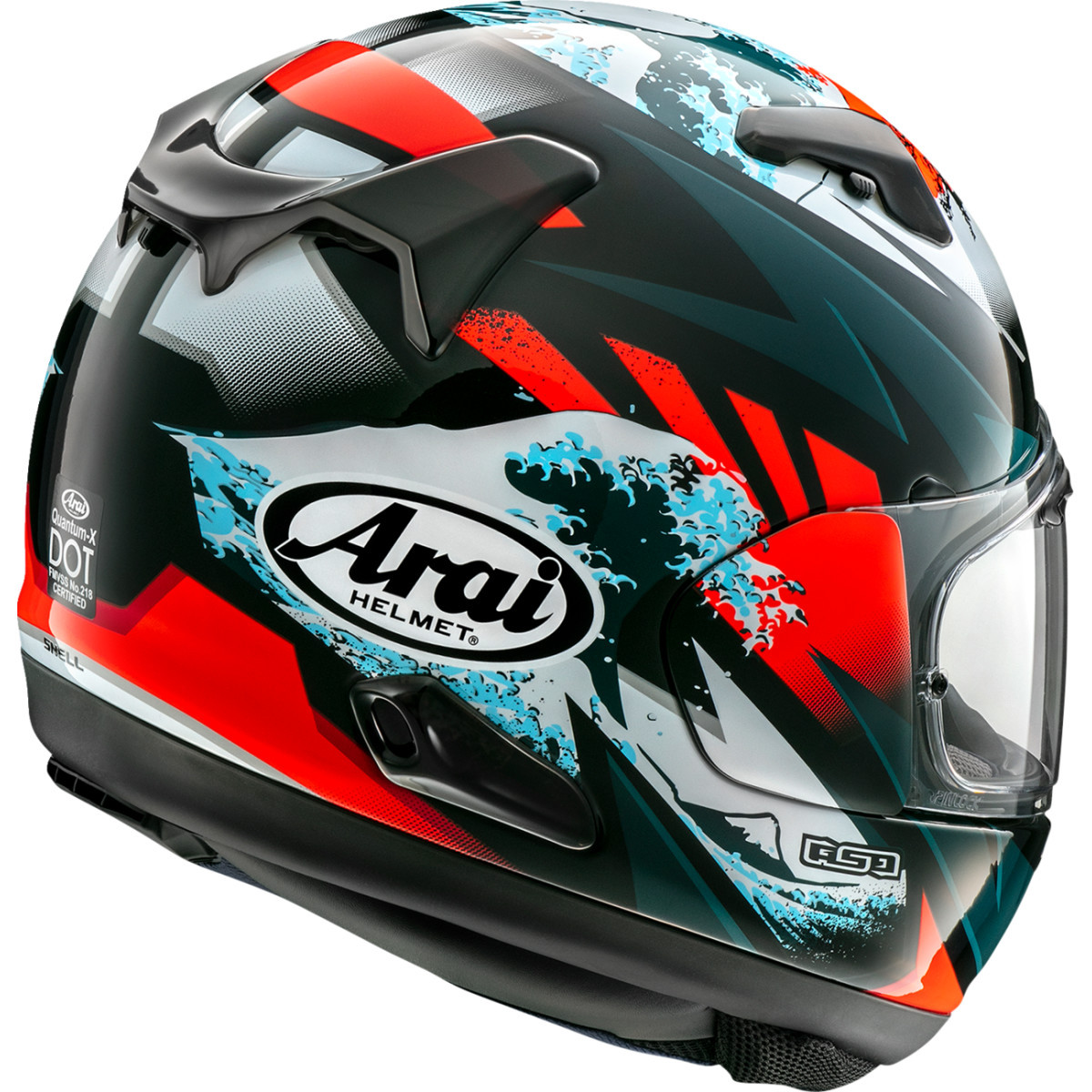 Arai Helmets #0101-18600 - Quantum-X Helmet - Wave - Large