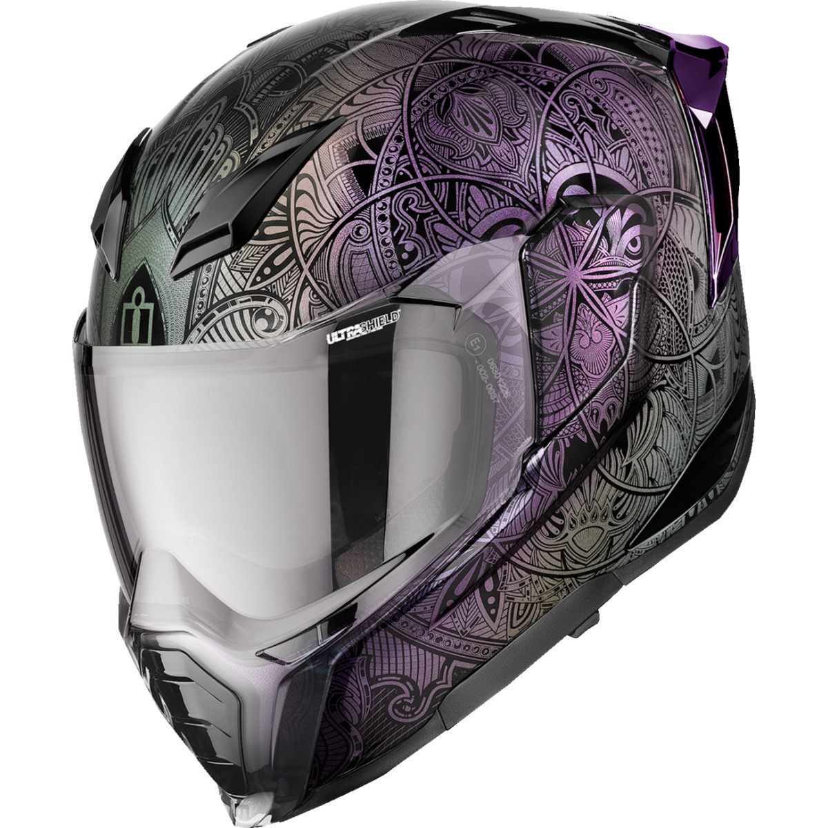 Icon - Ultraflite™ Helmet - Opal Mandala - MIPS® - Purple - Medium