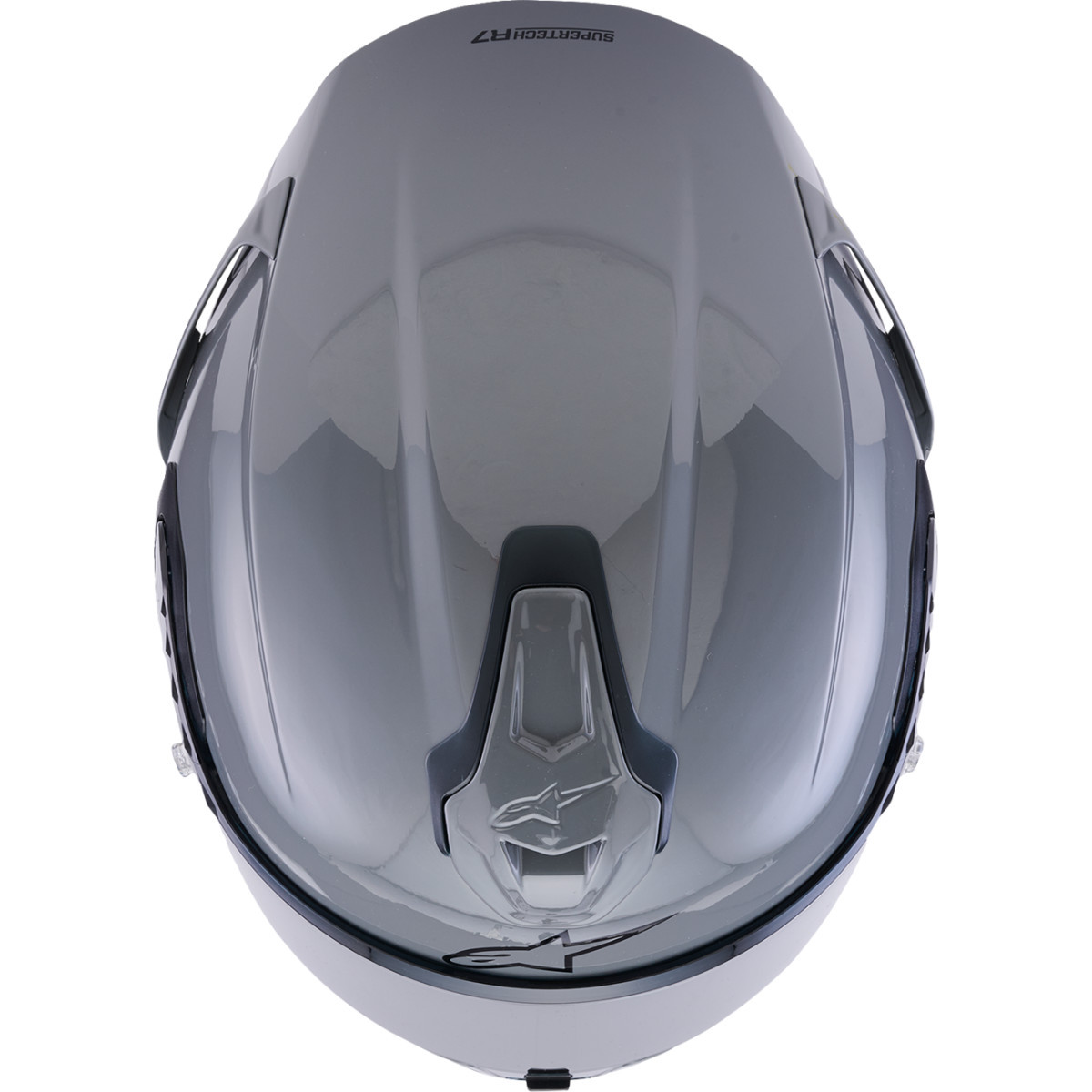 Alpinestars #8202126-1635-XL - Supertech R7 Helmet - 22.06 - Solid - Gloss Gray - XL