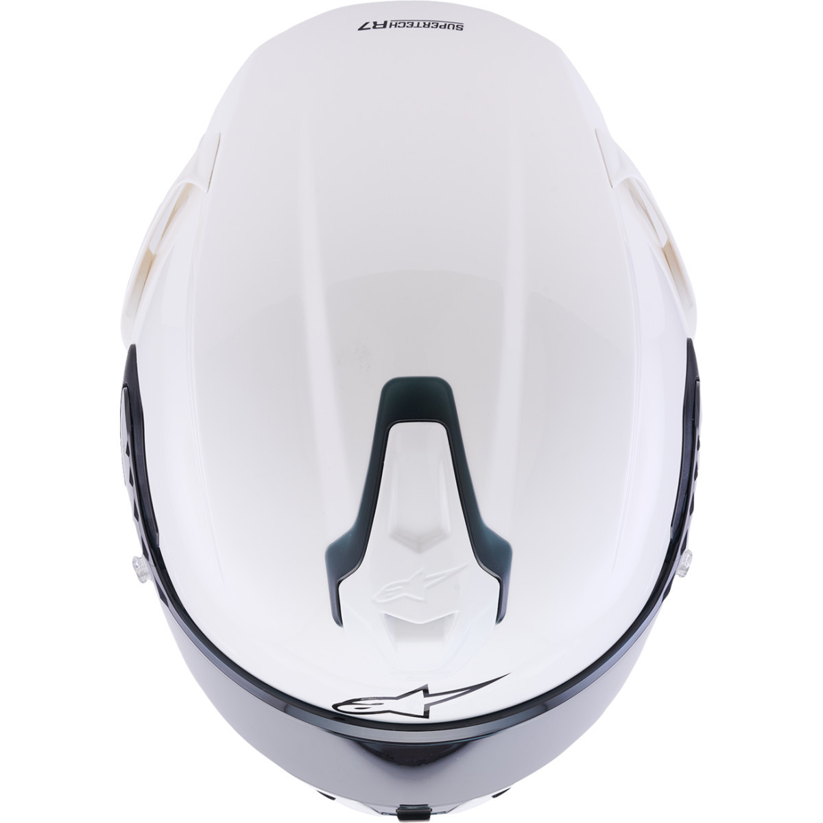 Alpinestars #8202126-2180-L - Supertech R7 Helmet - 22.06 - Solid - Gloss White - Large