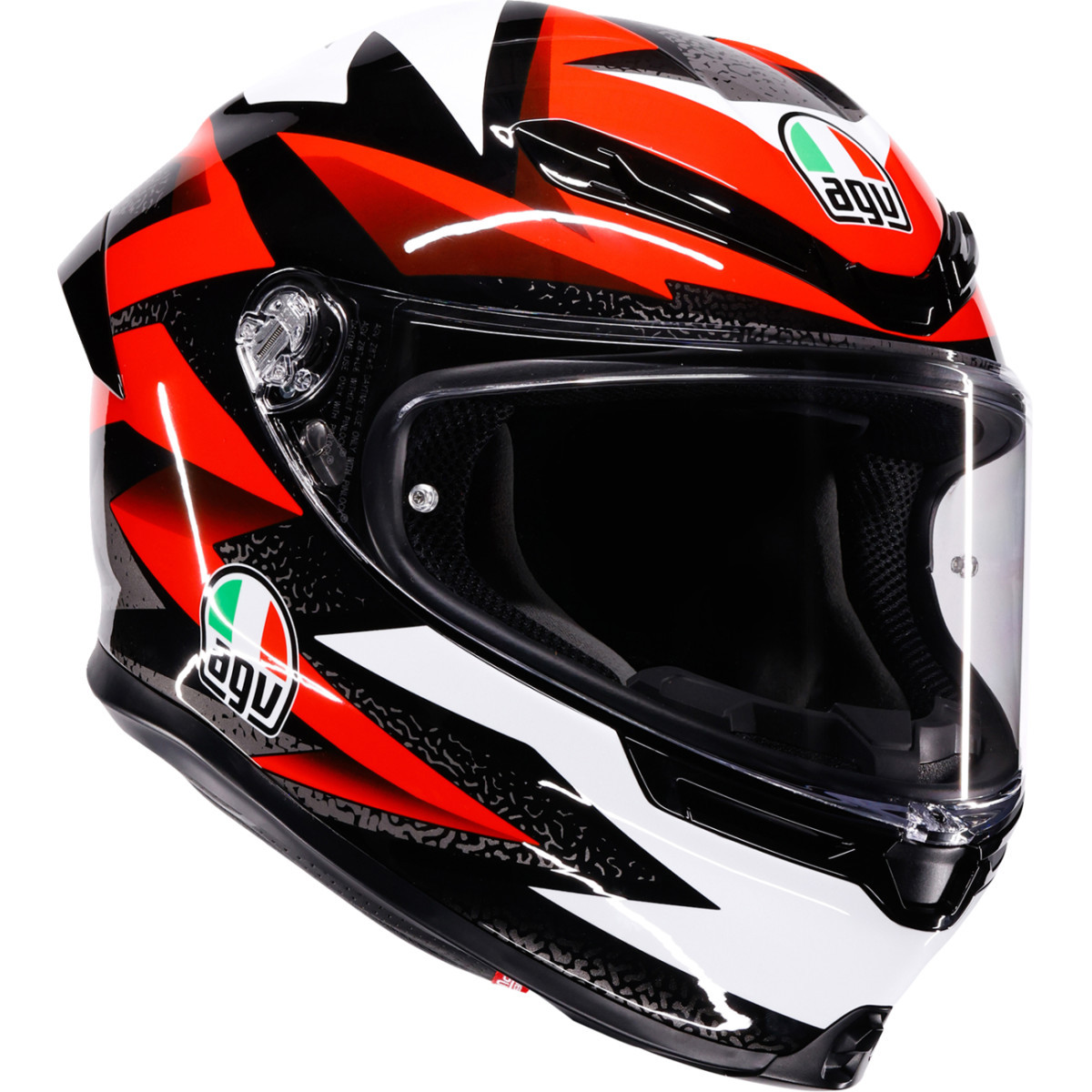AGV #2118395016-029-M - K6 S Helmet - Braven - Black/Red/White - Medium