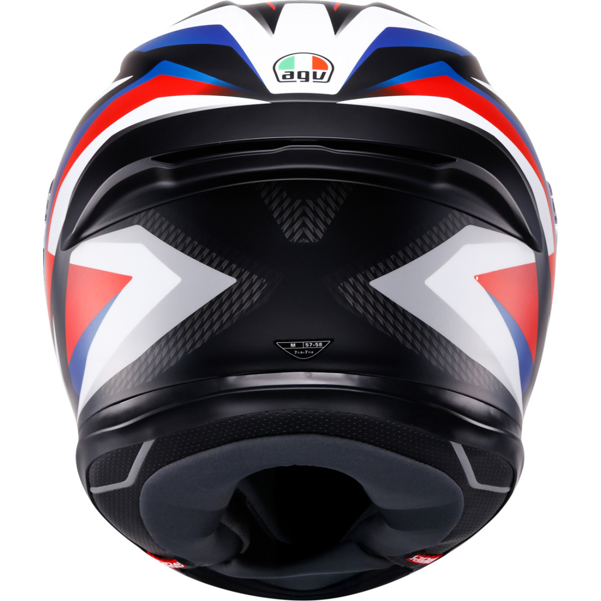 AGV #2118395016-028-S - K6 S Helmet - Timewarp - Matte Black/Red/Blue - Small