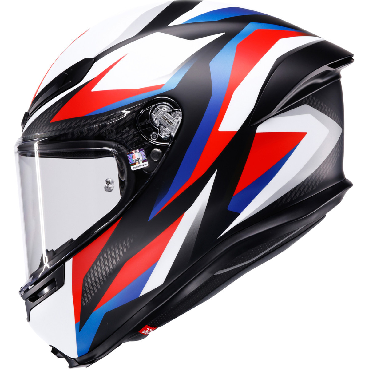 AGV #2118395016-028-S - K6 S Helmet - Timewarp - Matte Black/Red/Blue - Small