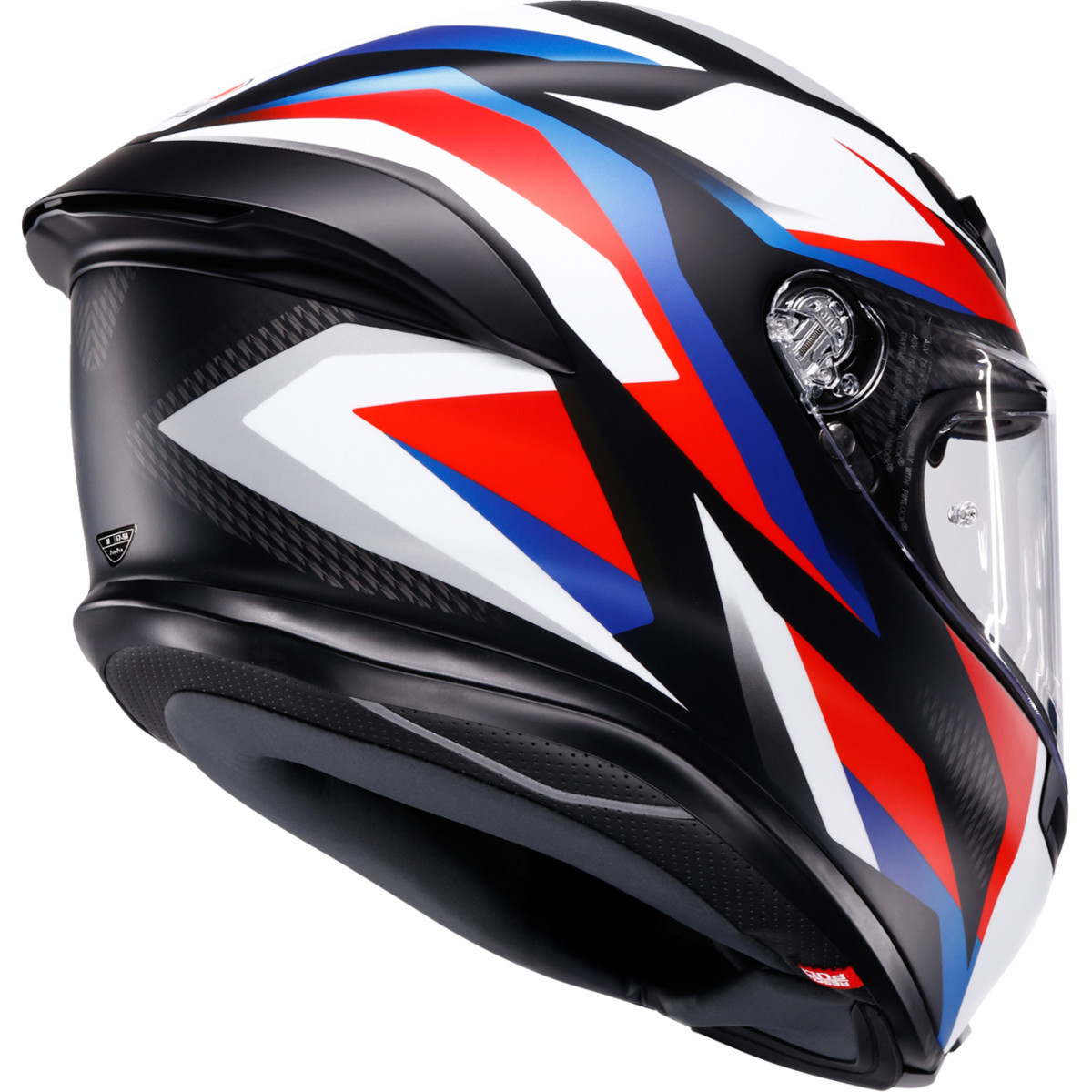 AGV #2118395016-028-XL - K6 S Helmet - Timewarp - Matte Black/Red/Blue - XL
