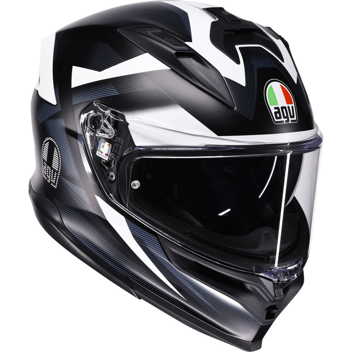 AGV #2118399004-016-S - K7 Helmet - Glimpse - Matte Black/White - Small