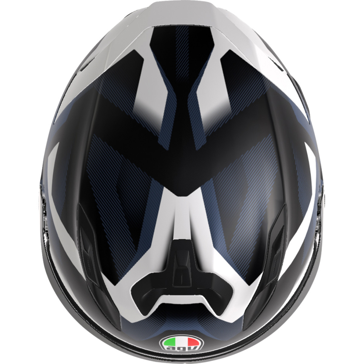 AGV #2118399004-016-L - K7 Helmet - Glimpse - Matte Black/White - Large