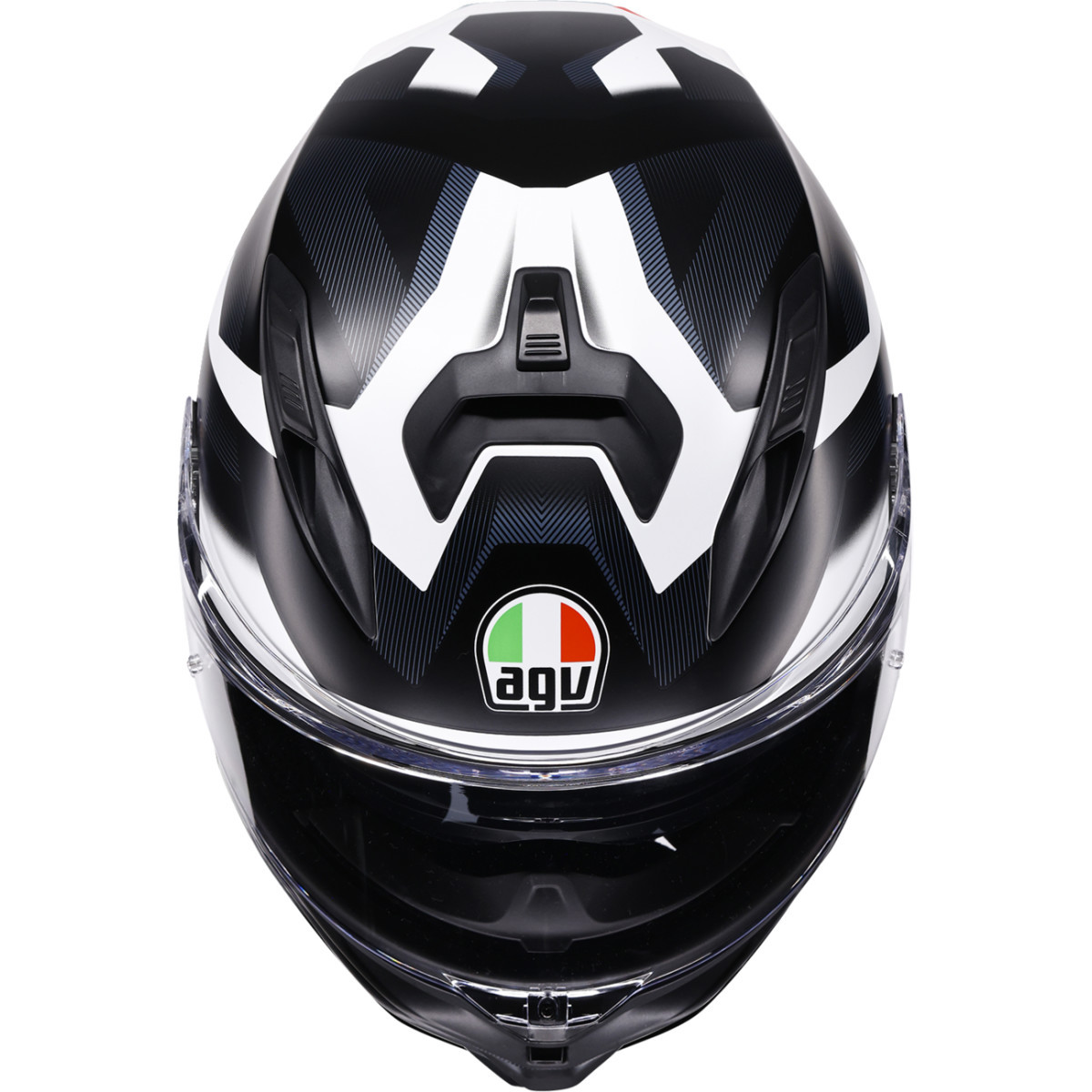 AGV #2118399004-016-XL - K7 Helmet - Glimpse - Matte Black/White - XL