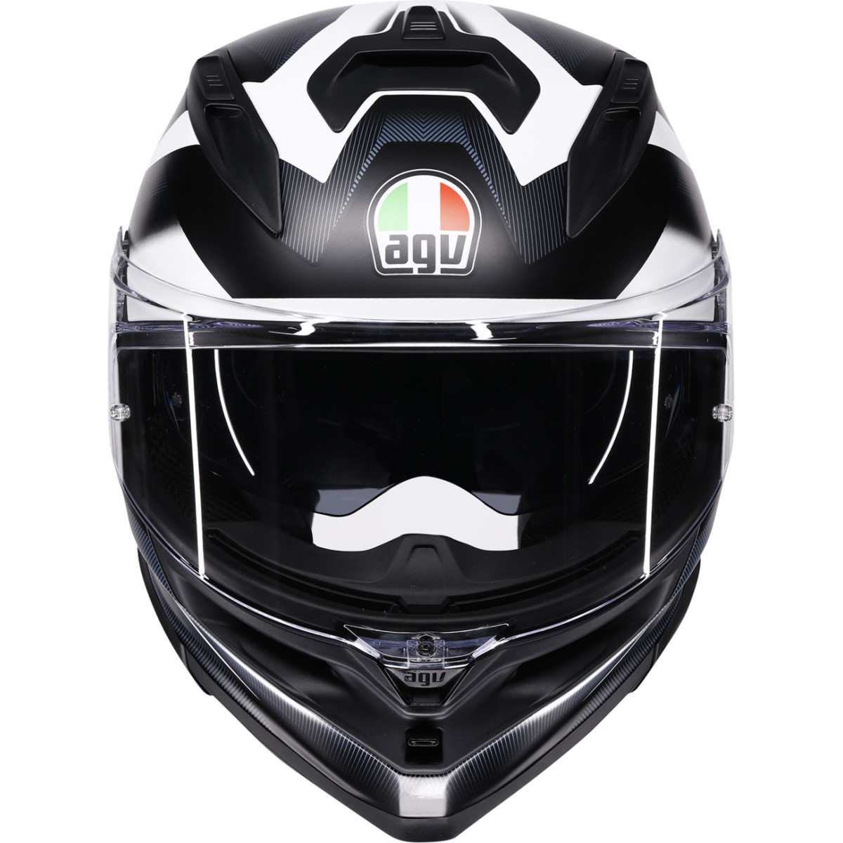 AGV #2118399004-016-XXL - K7 Helmet - Glimpse - Matte Black/White - 2XL
