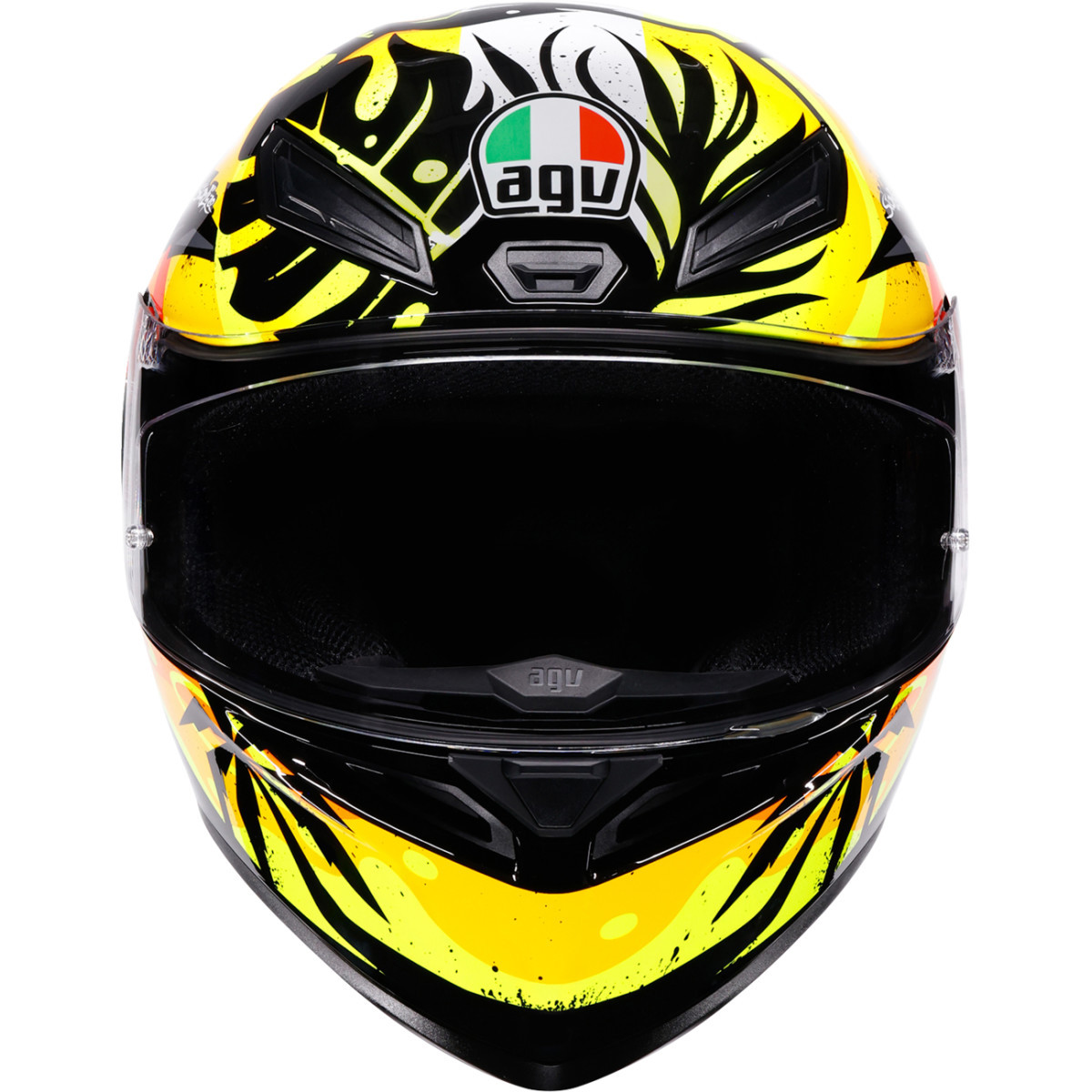 AGV #2118394018-070-XL - K1 S Helmet - Tropicrush - Black/Orange - XL