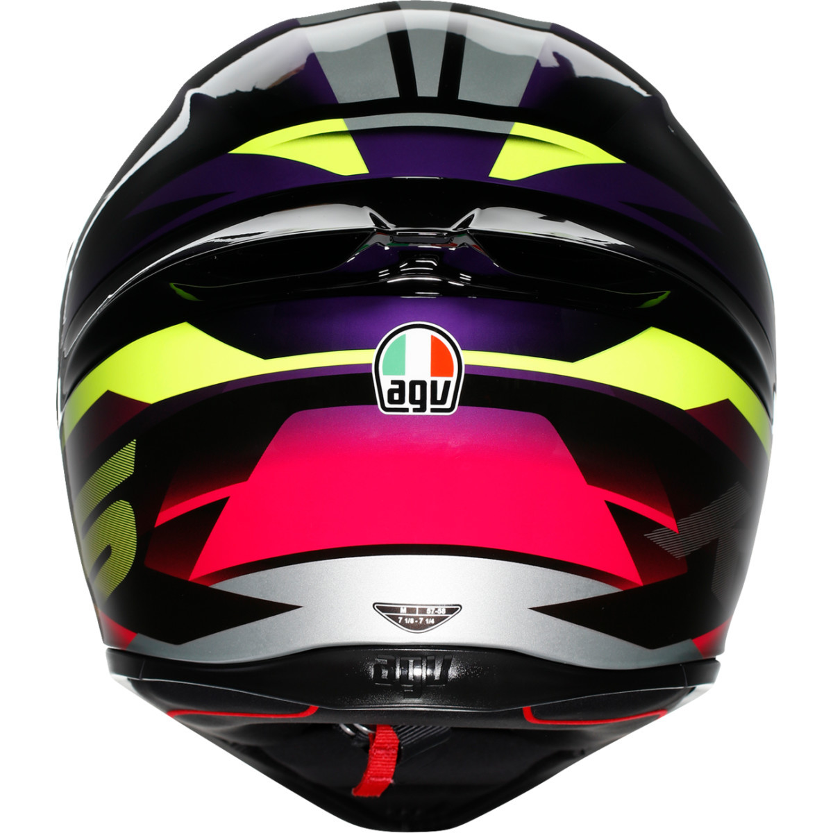 AGV #21183940180652X - K1 S Helmet - Fastlap - Black/Purple/Pink - 2XL