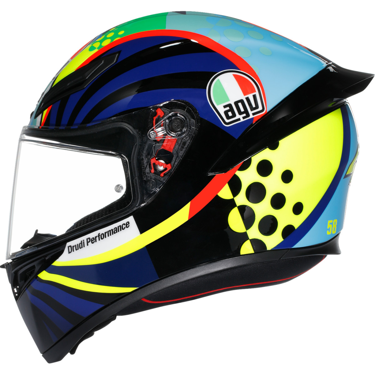 AGV #2118394018067M - K1 S Helmet - Rossi Winter Test 2020 - Medium