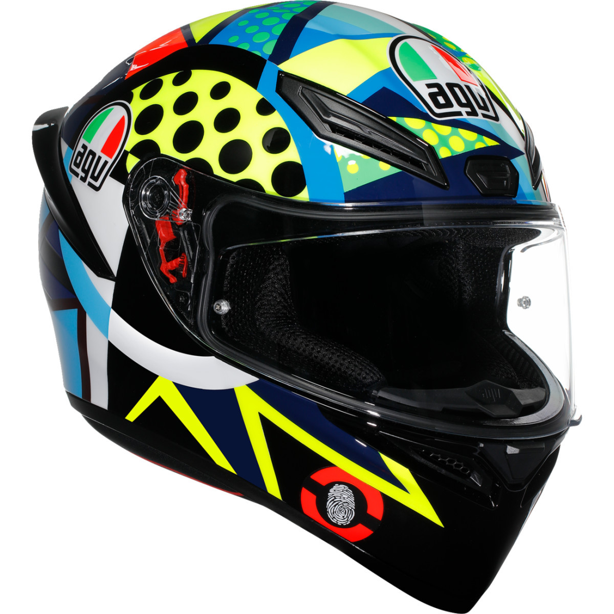 AGV #21183940180672X - K1 S Helmet - Rossi Winter Test 2020 - 2XL