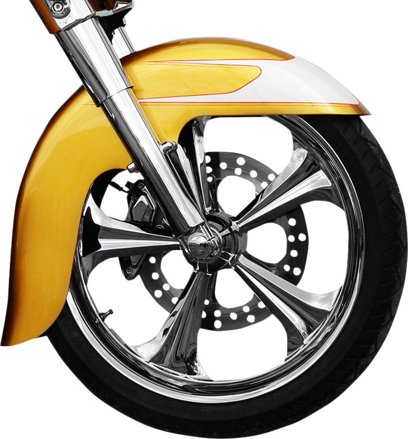 Klock Werks #KWF-01-0100-2014 - Benchmark Front Fender Kit - Non-Raked - Steel - 16"-19"