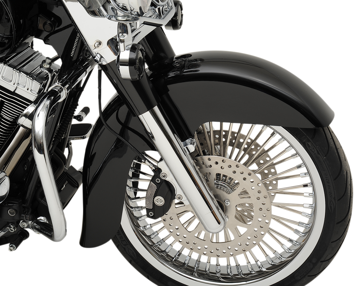 Klock Werks #KWF-01-0101-2014 - Benchmark Front Fender Kit - Non-Raked - Steel - 21"