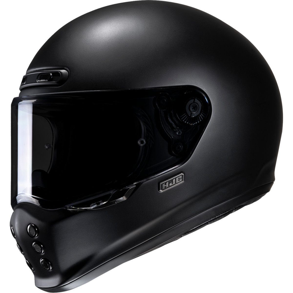 HJC #FA45NUS4XBSV - V10 Helmet - Solid - Semi-Flat Black - Small