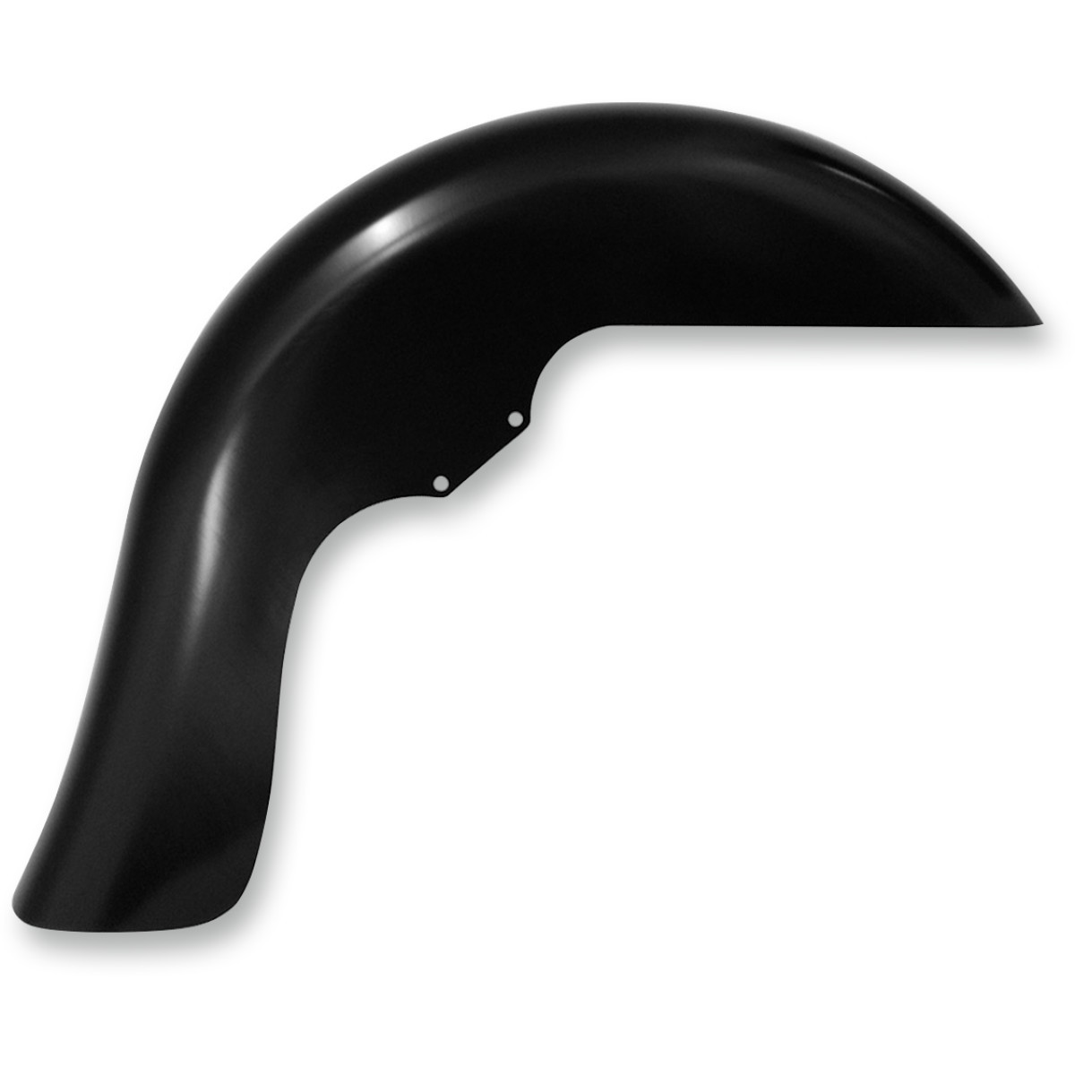 Klock Werks #KWF-01-0259 - WFB™ Benchmark Front Fender - For Raked Trees - Black - 23" - HD Touring/Trike