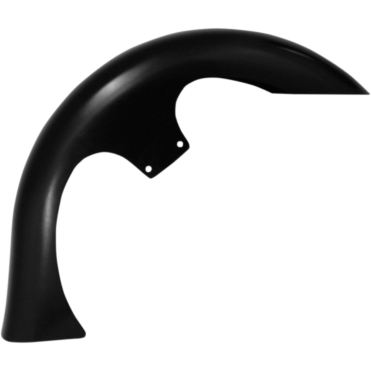 Klock Werks #KWF-01-0251 - Slicer Front Fender Kit - For Raked Frames - Black - 26" - HD Touring/Trike
