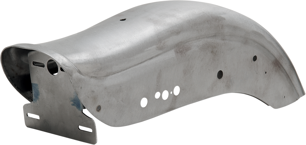 Fate Bob Rear Fender - Raw - Drilled