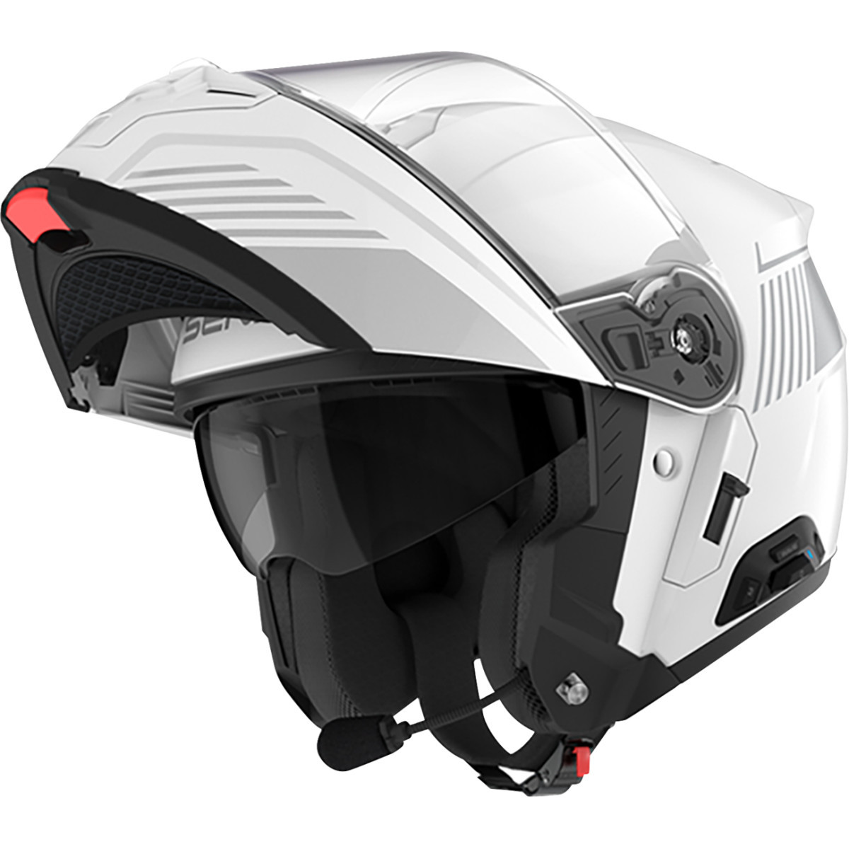 Sena #SPECTER-GW00M1 - Specter Modular Helmet - Solid - Gloss White - Medium