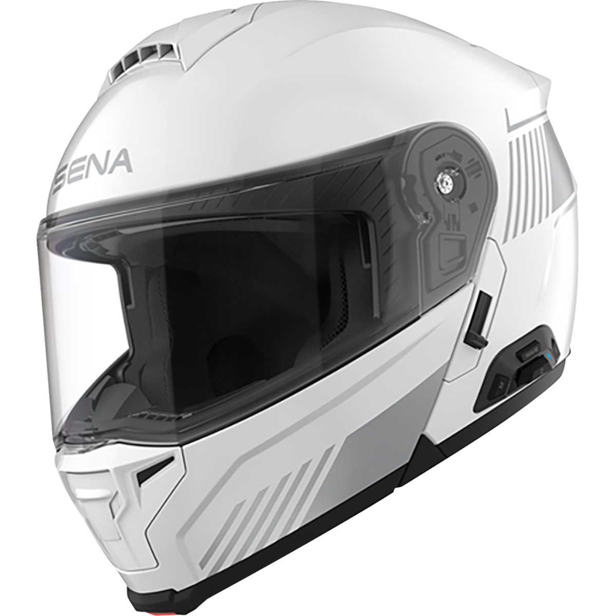 Sena #SPECTER-GW00M1 - Specter Modular Helmet - Solid - Gloss White - Medium