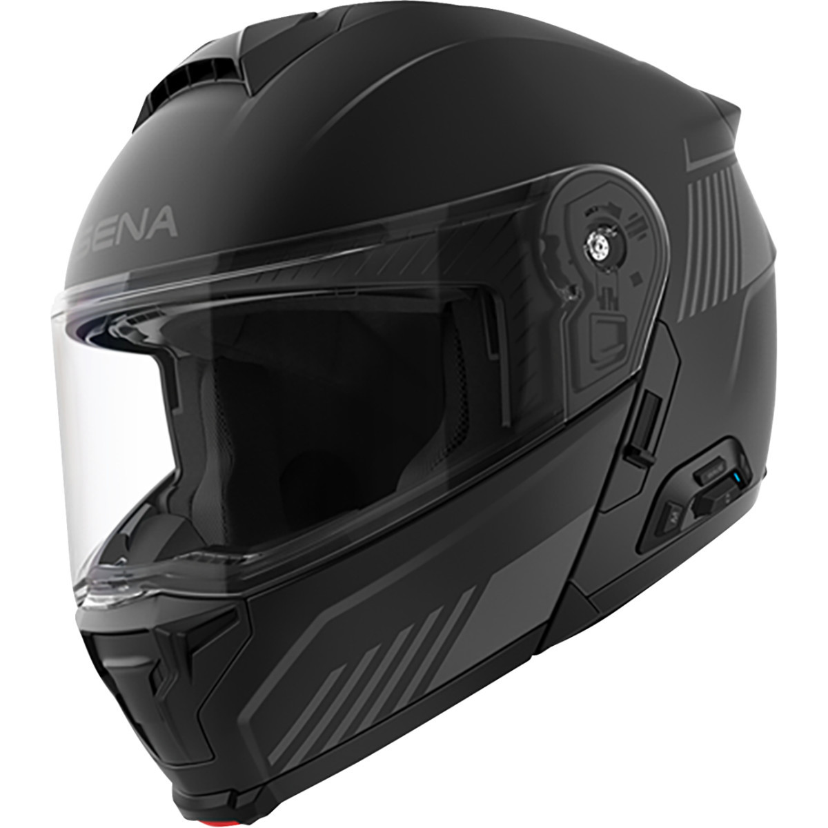 Sena #SPECTER-MB00S1 - Specter Modular Helmet - Solid - Matte Black - Small