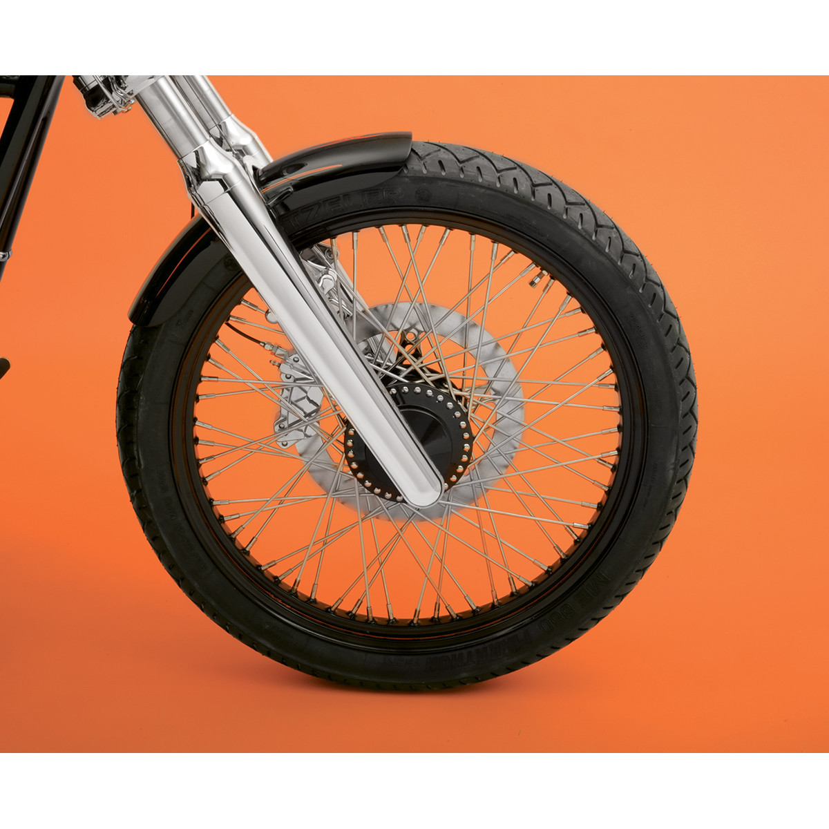 RWD V-twin #RWD-CW4.5S - Short Flared Front Fender - For 90/90-21 Wheel 4.5" W x 33" L