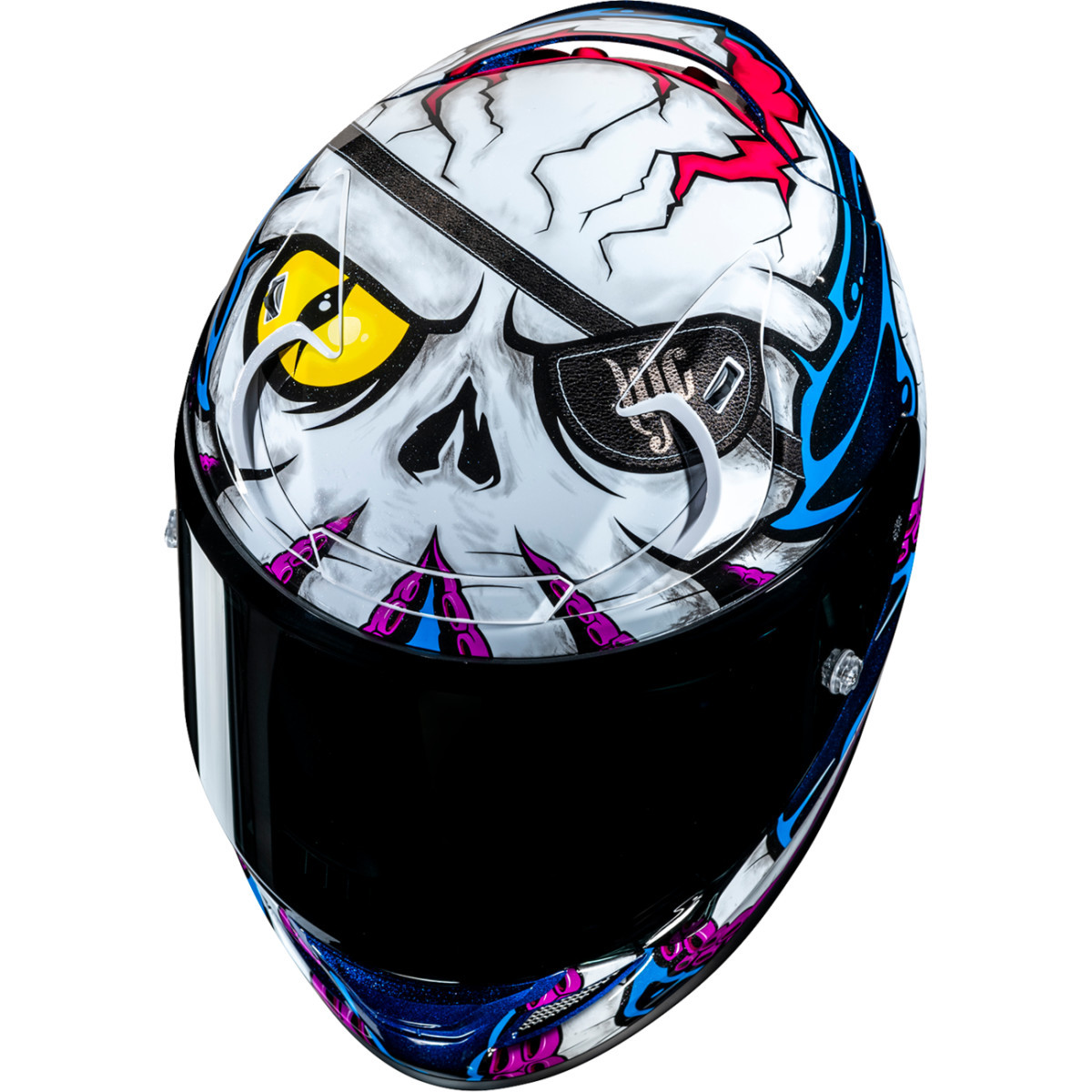 HJC #FA53NUS6C28V - RPHA 12N Helmet - Kraken - MC28 - Large