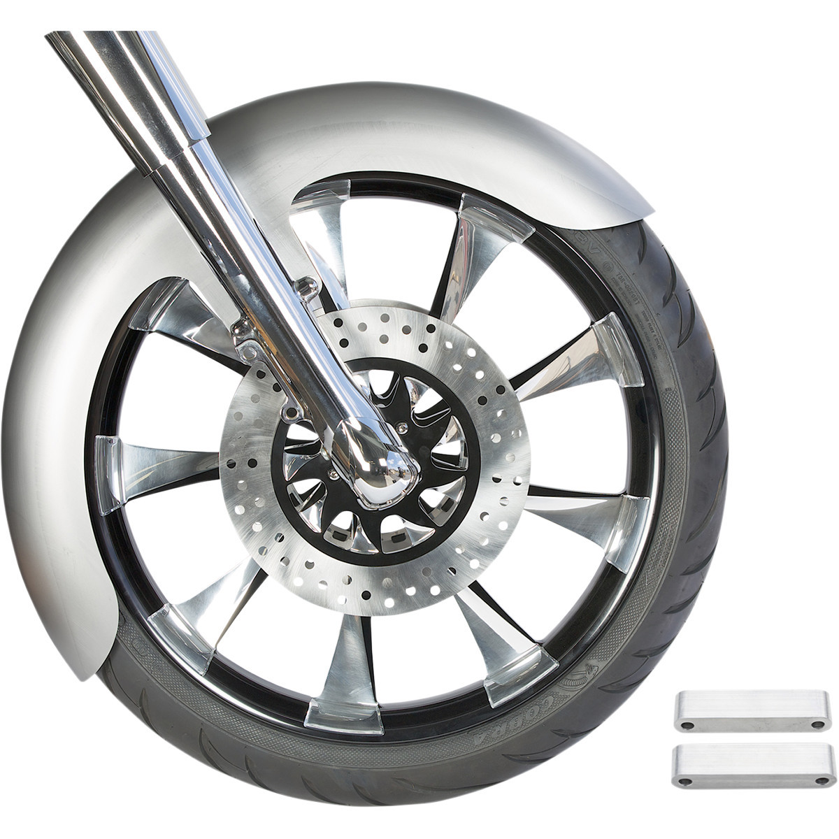 RWD V-twin #RWD-50134 - Custom Dresser Front Fender for 21" Wheel - Steel - OCF Style - 5.5" W x 45" L
