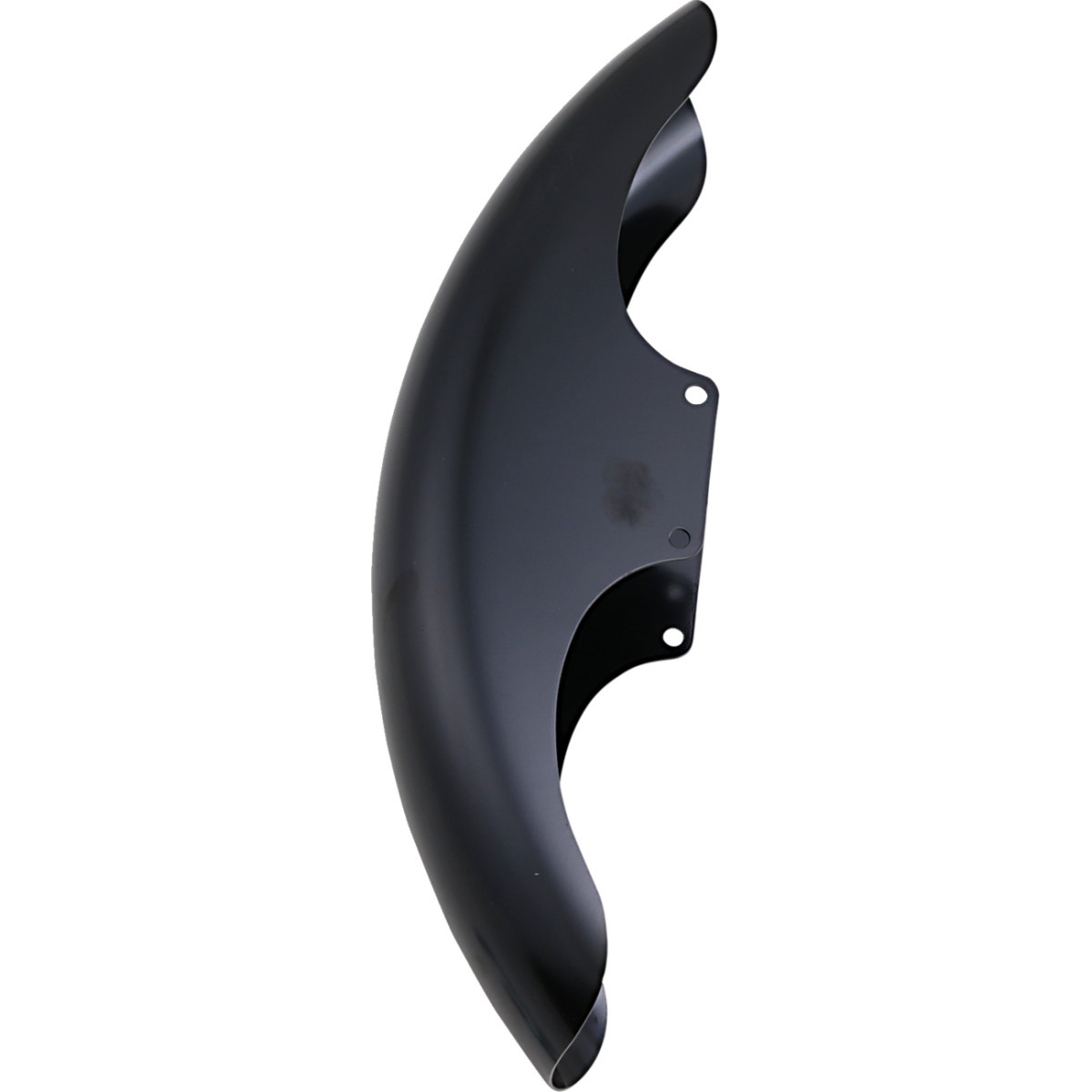 Klock Werks #KWF-03-0012 - Top-Hat Front Fender - Black - 19" - HD Dyna/Softail