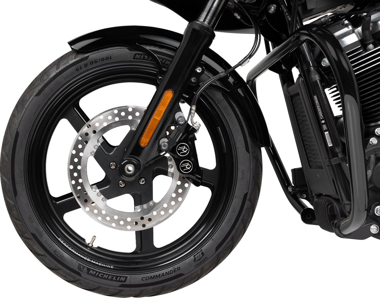 Klock Werks #KWF-03-0014 - P-Tom Fender Kit - w/ Raw Blocks - Steel - 19"