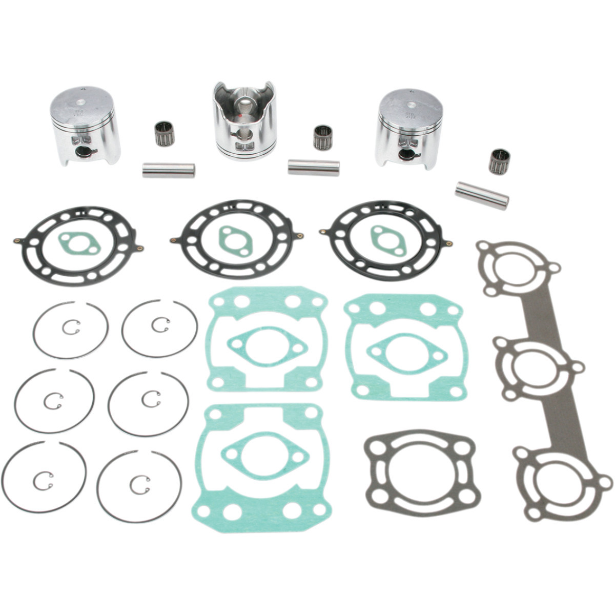 WSM #010-834-10 - Top-End Rebuild Kit - 71.30 mm - Original Series - Polaris