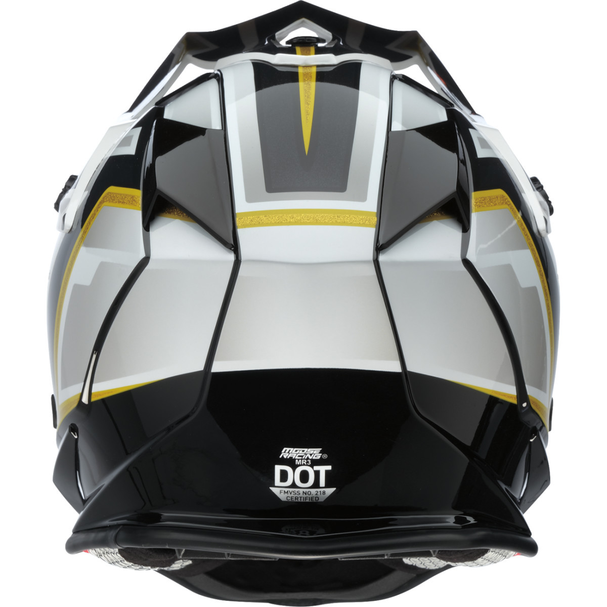 Moose Offroad - MR3 Helmet - F.A.F. - White/Black/Gold - 2XL