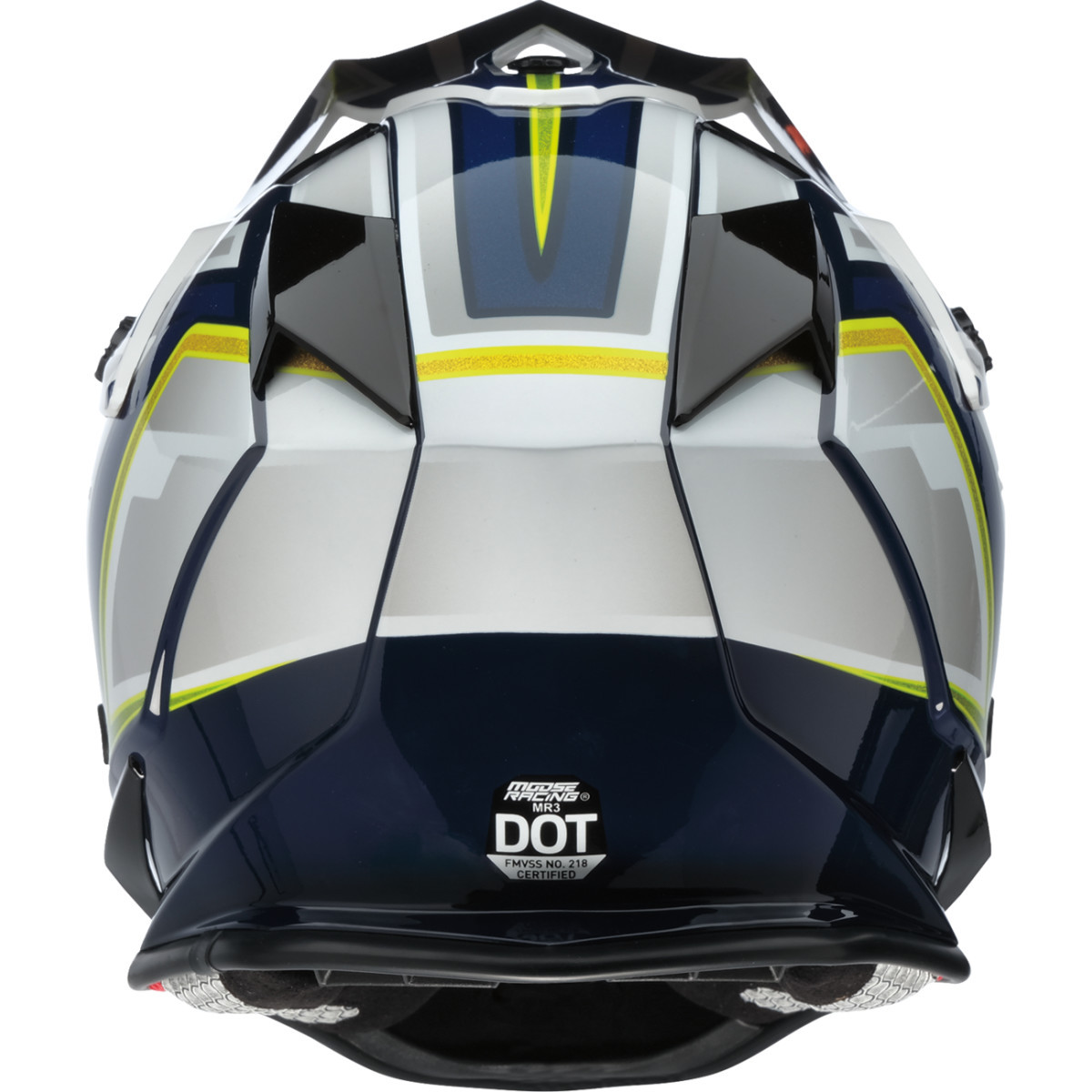Moose Offroad - MR3 Helmet - F.A.F. - White/Navy/Green - Large